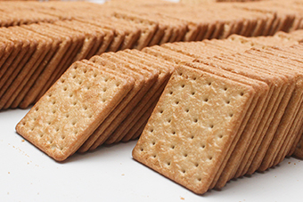 Cracker mit Leinsamen als veganes Produkt