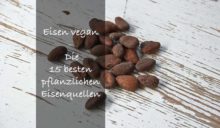 Kakaobohnen sind eine Top vegane Eisenquelle